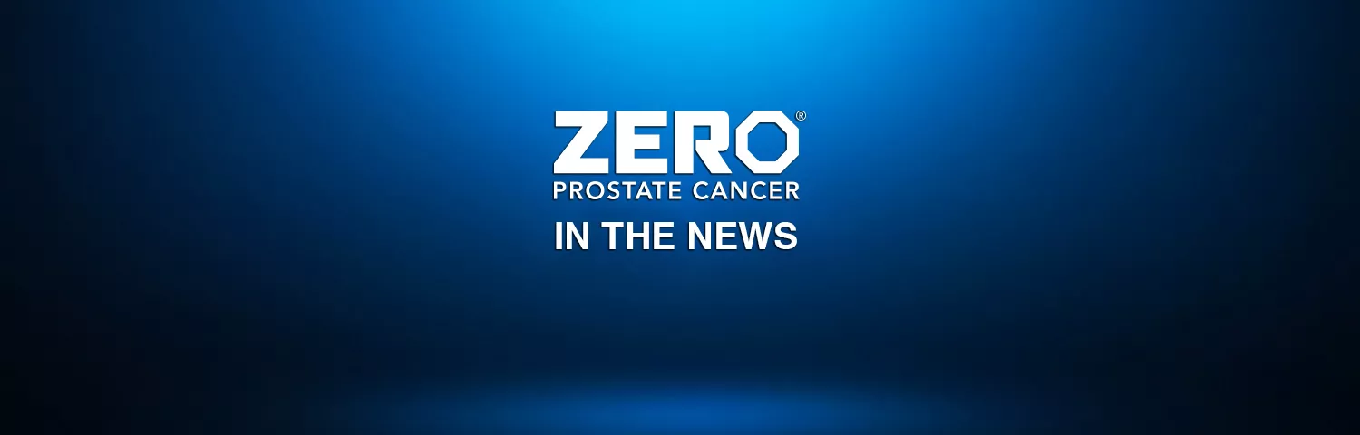 ZERO Prostate Cancer in the News banner