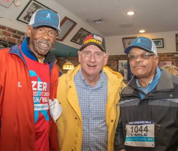 Three veterans at a ZERO event